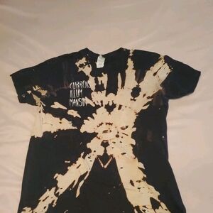 RARE Currens Illum Manson Tie-Dye T-Shirt - Black and Tan